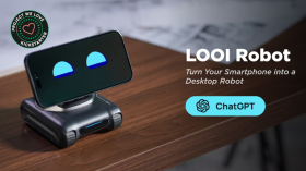 LOOI: Turn Your Smartphone into a Desktop Robot!
