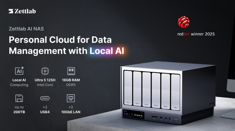 Zettlab AI NAS: Personal Cloud for Smart Data Management
