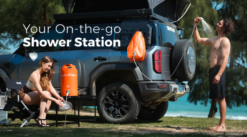 Tiny Shower Bucket & Bag: Your On-the-go Shower Station