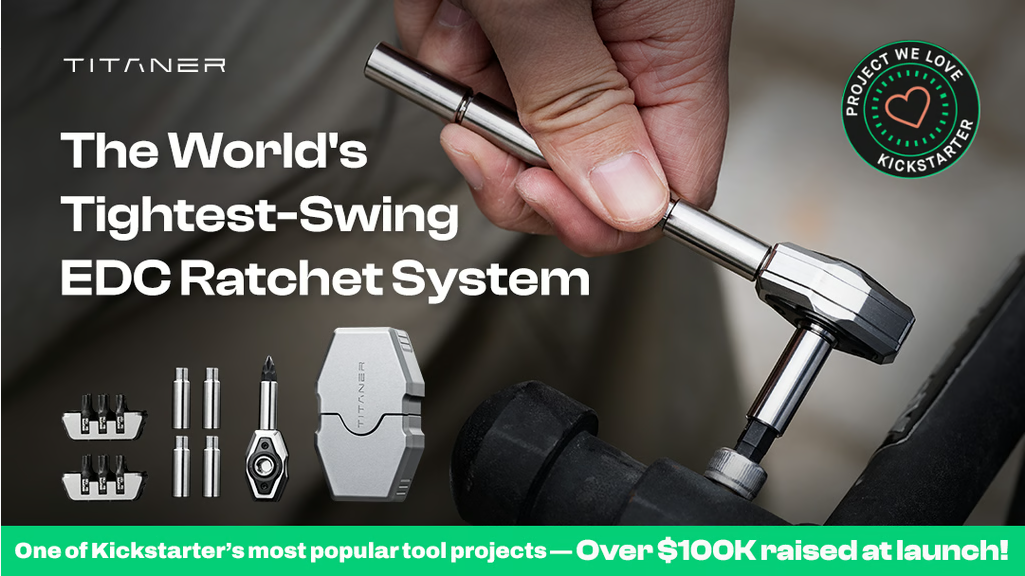 Titaner: The World's Tightest-Swing EDC Ratchet System