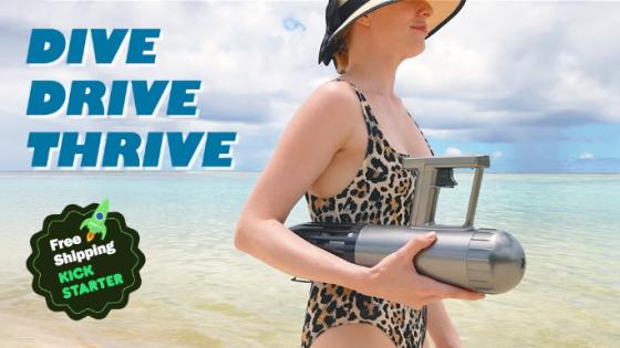 DiveDrive: The Safe and Easy to Use Underwater Scooter!