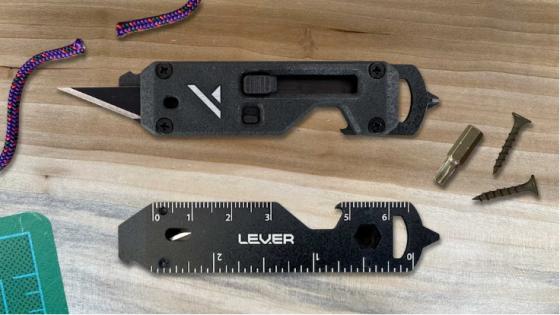 Lever Gear Edge XT | Retractable Blade Multitool For EDC