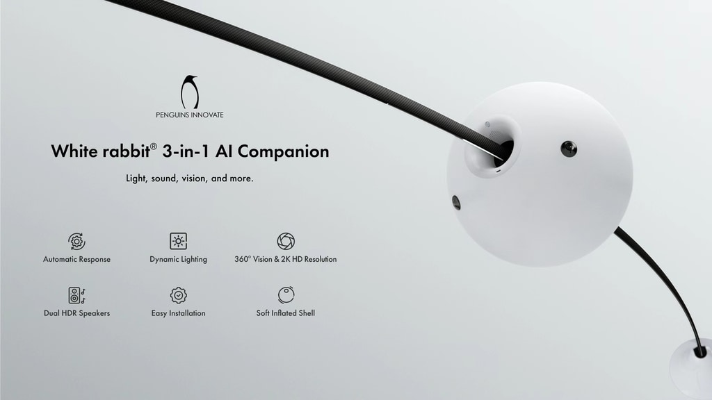 White rabbit® 3-in-1 AI companion