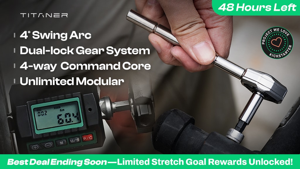 Titaner: The World's Tightest-Swing EDC Ratchet System