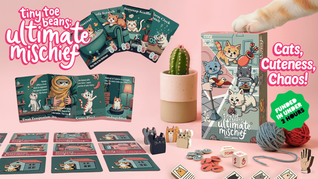 Tiny Toe Beans: Ultimate Mischief - A Cat Antics Boardgame