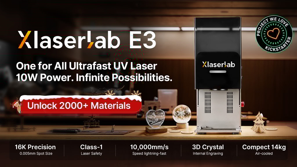 Xlaserlab E3: The One for All Ultrafast UV Laser Engraver