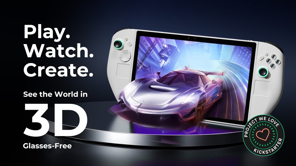 abxylute 3D ONE - World's First Glasses-Free 3D PC Handheld