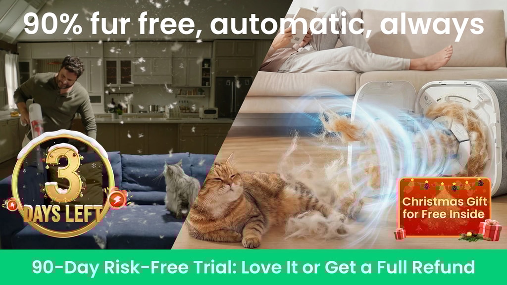 Tired of Endless Cat Fur Vacuuming? Meet PawSwing Neo