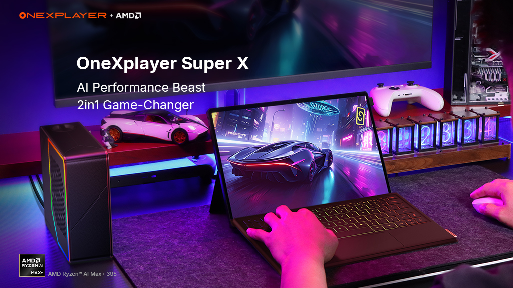 OneXPlayer Super X: AI Performance Beast. 2in1 Game-Changer