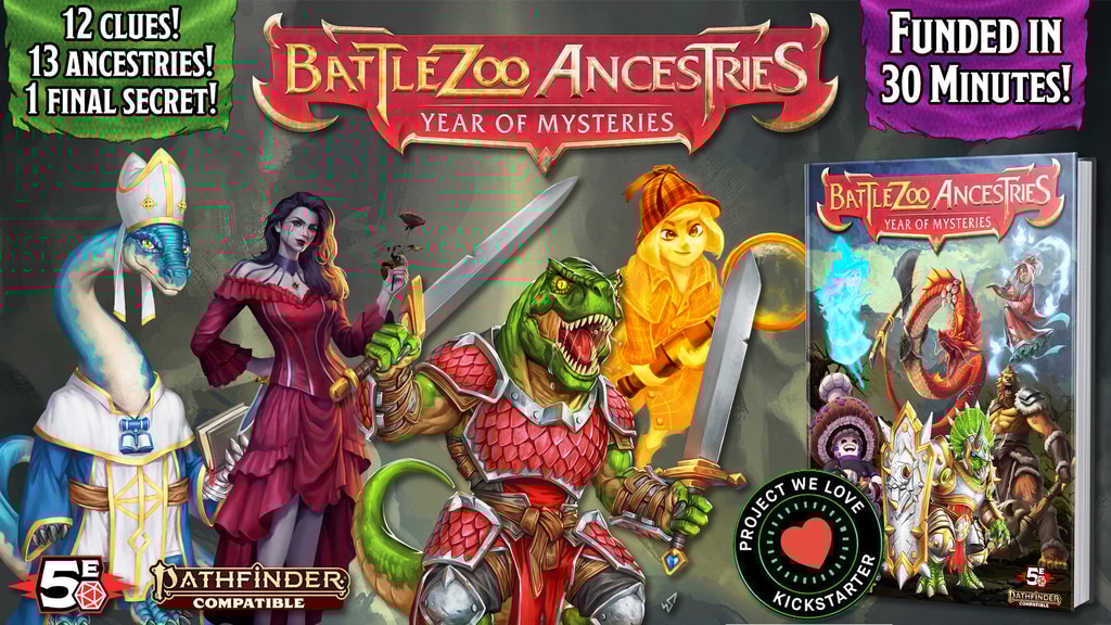 Mysterious Races and Ancestries for DnD 5E and Pathfinder