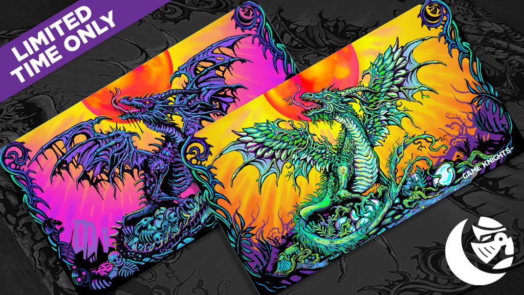 Game Knights "Dueling Dragons" Limited Playmats