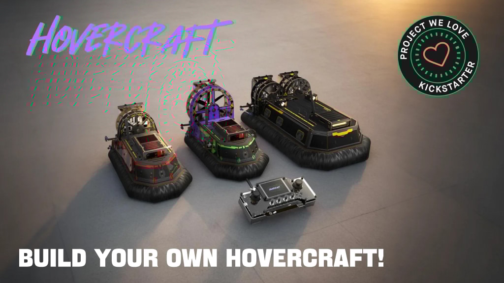 CodeRover Hovercraft — Build It. Code It. Race It.