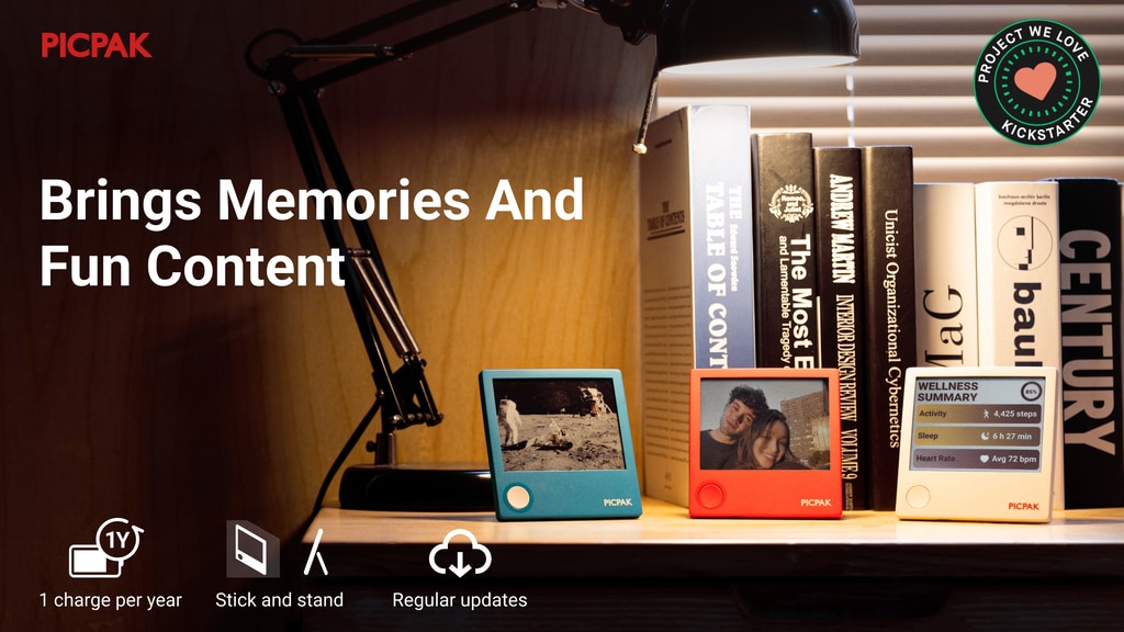 PICPAK: A mini e-ink album brings memories and fun content