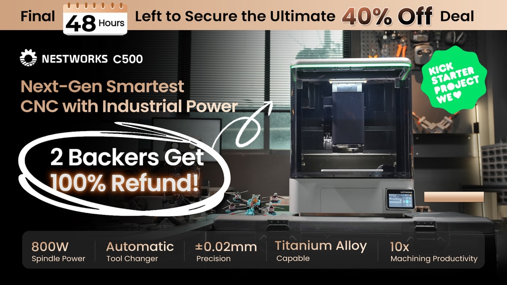 NestWorks C500 - Next-Gen Smartest CNC with Industrial Power