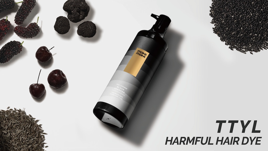 Hair Darkening Shampoo Without Harmful Dyeing Ingredients